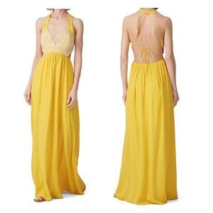 Louna Gauze Maxi Yellow Dress